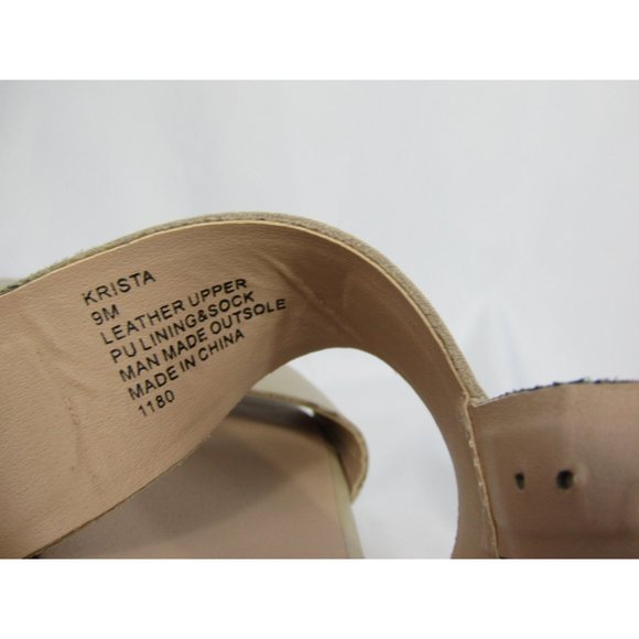 Women's Summer Sandal Steve Madden Light Brown Platform Krista Size 9 - Picture 9 of 10